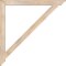 Ekena Millwork Traditional Traditional Smooth Bracket, Douglas Fir, 3 1/2"W x 46"D x 46"H BKT04X46X46TRA01SDF - alternate 2